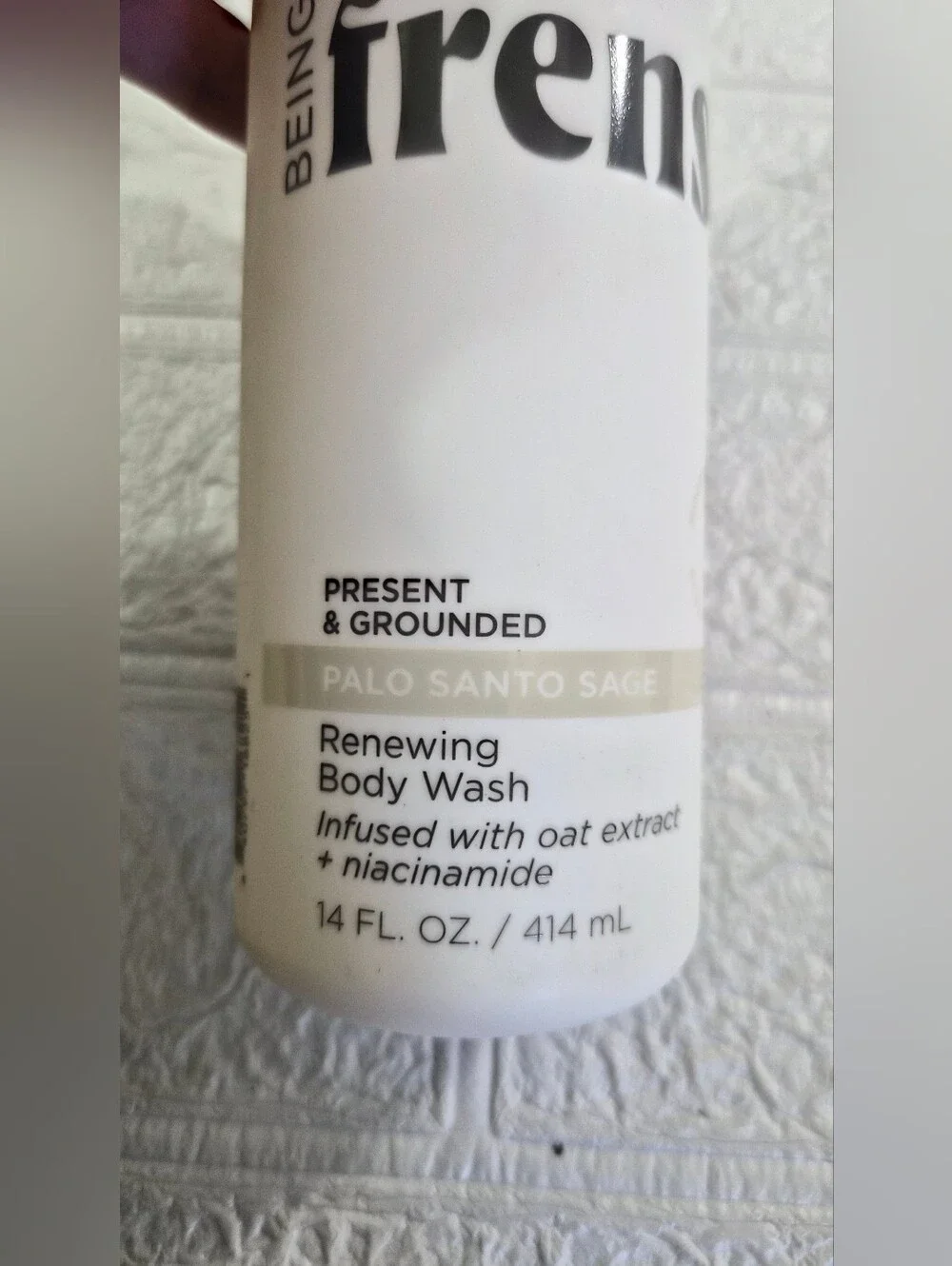 Being Frenshe Present & Grounded Palo Santo Sage Renewing Body Wash 14 OZ.